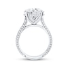 Thumbnail Image 3 of Now + Forever Lab-Grown Diamonds Round-Cut Hidden Halo Engagement Ring 6 7/8 ct tw 14K White Gold