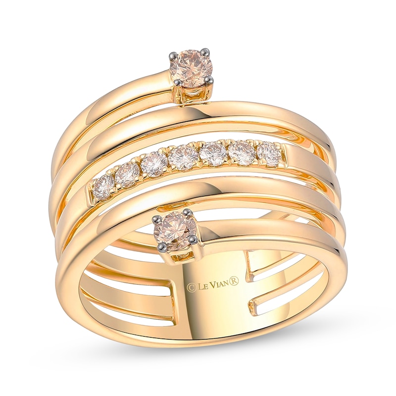 Main Image 1 of Le Vian Good Karma Diamond Ring 3/8 ct tw 14K Honey Gold