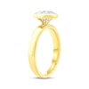 Thumbnail Image 2 of Now + Forever Lab-Grown Diamonds Oval-Cut Bezel-Set Solitaire Engagement Ring 1 ct tw 14K Yellow Gold (F/VS2)