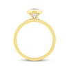 Thumbnail Image 3 of Now + Forever Lab-Grown Diamonds Oval-Cut Bezel-Set Solitaire Engagement Ring 1 ct tw 14K Yellow Gold (F/VS2)