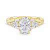 Thumbnail Image 3 of Now + Forever Lab-Grown Diamonds Oval-Cut Engagement Ring 2 ct tw 14K Yellow Gold