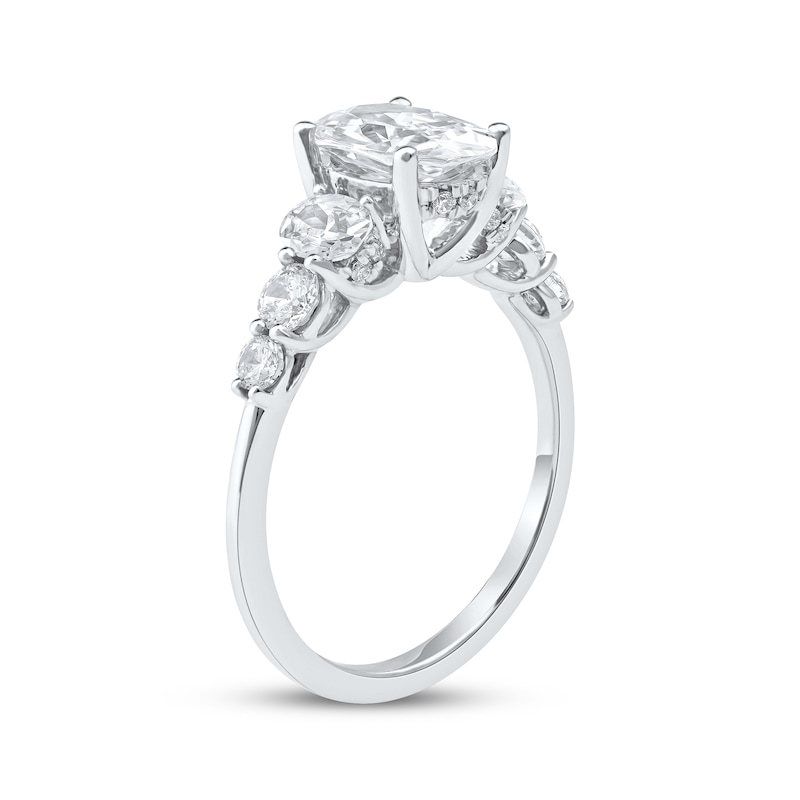 Main Image 2 of Now + Forever Lab-Grown Diamonds Oval-Cut Engagement Ring 2-1/3 ct tw 14K White Gold