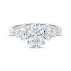 Thumbnail Image 3 of Now + Forever Lab-Grown Diamonds Oval-Cut Engagement Ring 2-1/3 ct tw 14K White Gold