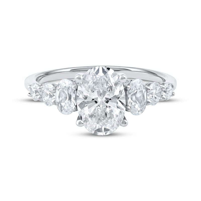 Main Image 3 of Now + Forever Lab-Grown Diamonds Oval-Cut Engagement Ring 2-1/3 ct tw 14K White Gold