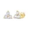 Thumbnail Image 1 of Children's Cubic Zirconia Trio Stud Earrings 14K Yellow Gold
