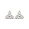 Thumbnail Image 2 of Children's Cubic Zirconia Trio Stud Earrings 14K Yellow Gold
