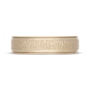 Thumbnail Image 3 of Neil Lane Men's Hammered Milgrain Wedding Band 14K Yellow Gold