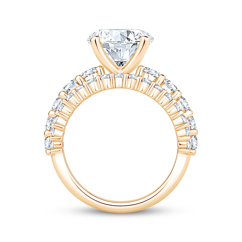 Main Image 2 of Now + Forever Lab-Grown Diamonds Round-Cut Engagement Ring 6 ct tw 14K Yellow Gold