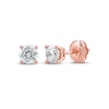Thumbnail Image 1 of KAY Lab-Grown Diamonds Round-Cut Solitaire Stud Earrings 3/4 ct tw 10K Rose Gold (F/SI2)