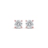 Thumbnail Image 2 of KAY Lab-Grown Diamonds Round-Cut Solitaire Stud Earrings 3/4 ct tw 10K Rose Gold (F/SI2)