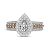 Thumbnail Image 3 of Neil Lane Desert Diamonds Pear-Shaped Double Halo Engagement Ring 1-3/4 ct tw 14K White Gold