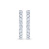 Thumbnail Image 2 of KAY Lab-Grown Diamonds Inside-Out Hoop Earrings 4 ct tw 10K White Gold
