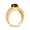 Thumbnail Image 3 of Le Vian Men's Oval-Cut Chocolate Aquadite Ring 1-3/8 ct tw Diamonds 14K Honey Gold