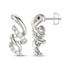 Thumbnail Image 3 of KAY Lab-Grown Diamonds Ribbon Twist Drop Earrings 1/10 ct tw Sterling Silver