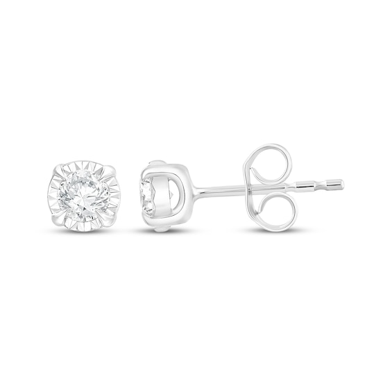 KAY Lab-Grown Diamonds Round-Cut Solitaire Stud Earrings 1/6 ct tw Sterling Silver (I/SI2)