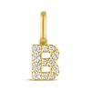 Thumbnail Image 1 of STUDIO BY KAY Lab-Grown Diamond Initial B Charm 1/10 ct tw 24K Yellow Gold Vermeil Sterling Silver