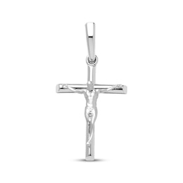 JAXXON Men's Collection Crucifix Charm Stainless Steel