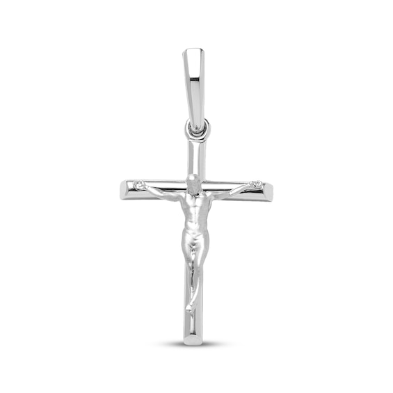 JAXXON Men's Collection Crucifix Charm Stainless Steel