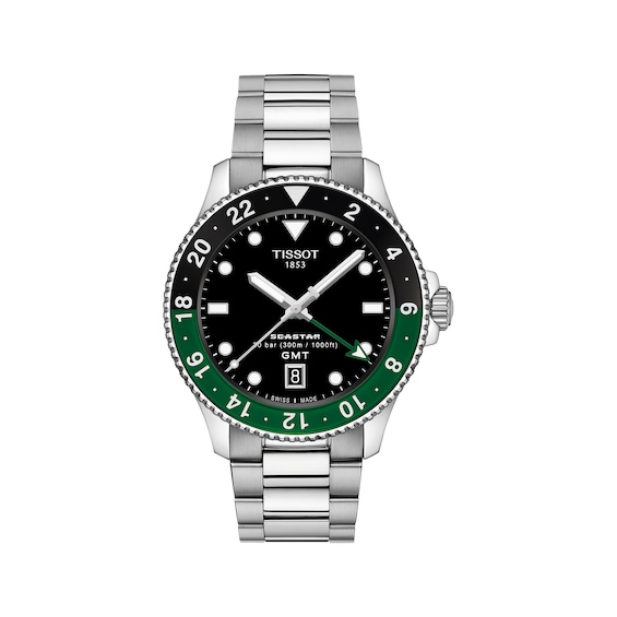 Tissot Seastar 1000 Quartz GMT Men's Watch T1208521105100