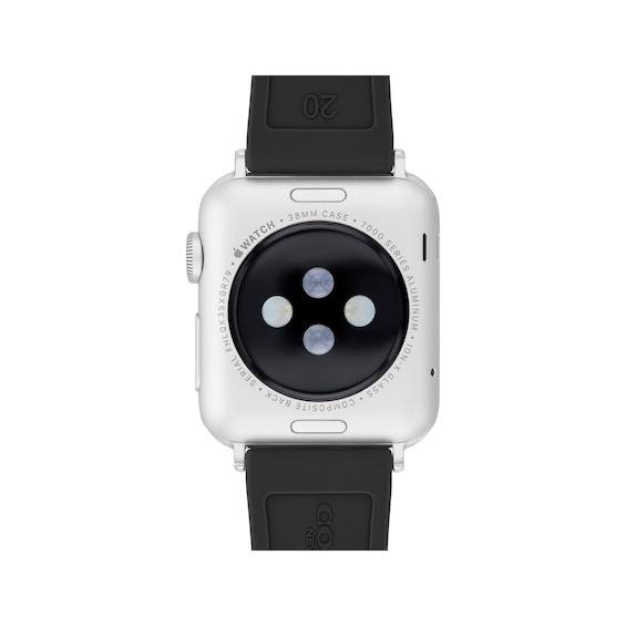 COACH Black Silicone Women 