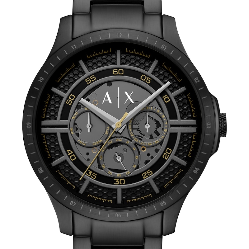 Main Image 5 of Armani Exchange Skeleton Multifunction Chronograph Men's Watch AX2460