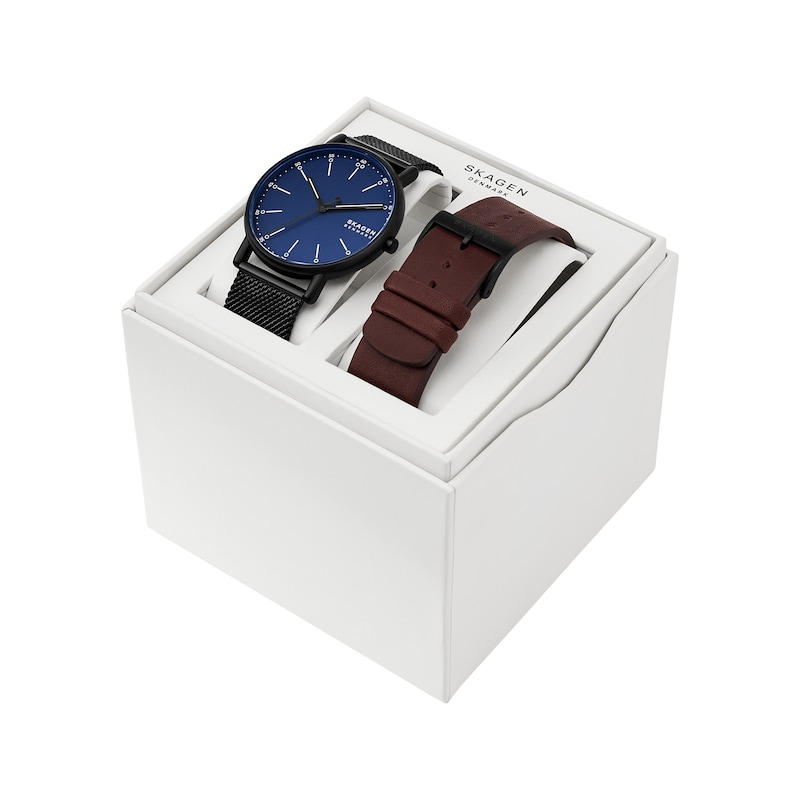 Main Image 5 of Skagen Signatur Men's Watch & Strap Set SKW6933SET