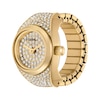 Thumbnail Image 2 of Fossil Crystal Women's Watch Ring Gold-Tone Stainless Steel ES5392