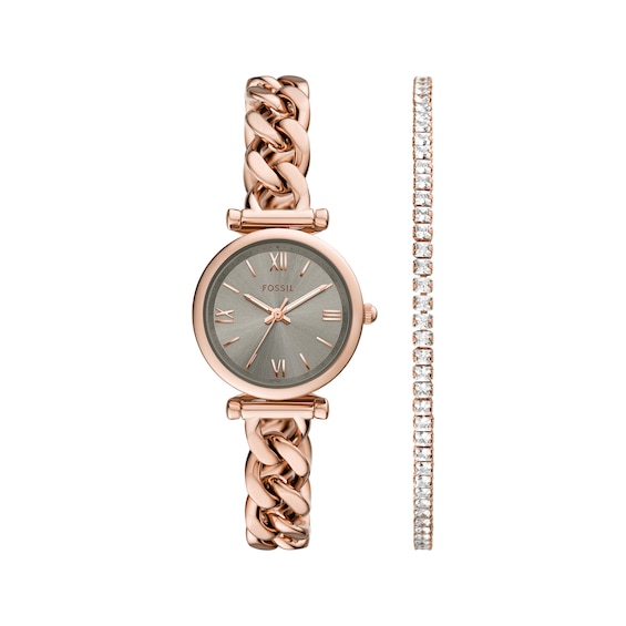Fossil Carlie Women's Watch Set ES5378SET