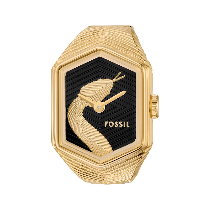 Main Image 1 of Fossil Lunar New Year Women's Watch Ring Gold-Tone Stainless Steel ES5382