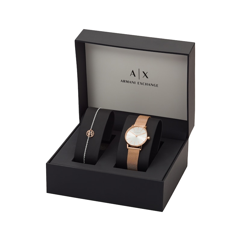 Main Image 5 of Armani Exchange Lola Women's Watch Set with Bracelet AX7121