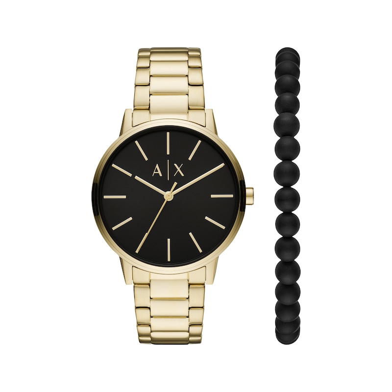 Main Image 1 of Armani Exchange Cayde Men's Watch Set with Bracelet AX7119