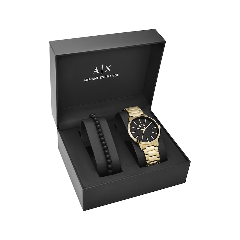 Main Image 5 of Armani Exchange Cayde Men's Watch Set with Bracelet AX7119