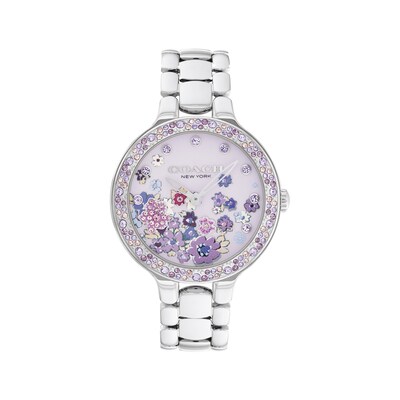 $$PRICE REDUCED$$ Delicate Coach Watch COACH Cadie Tri-Tone Stainless Steel Bracelet Watch 28.5  main image 2