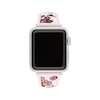 Thumbnail Image 1 of COACH Pink Floral Silicone Apple Watch Strap 14700292