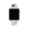 Thumbnail Image 1 of COACH Blue Floral Silicone Apple Watch Strap 14700294
