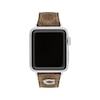 Thumbnail Image 1 of COACH Signature Tan Canvas Apple Watch Strap 14700289