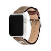 Thumbnail Image 2 of COACH Signature Tan Canvas Apple Watch Strap 14700289