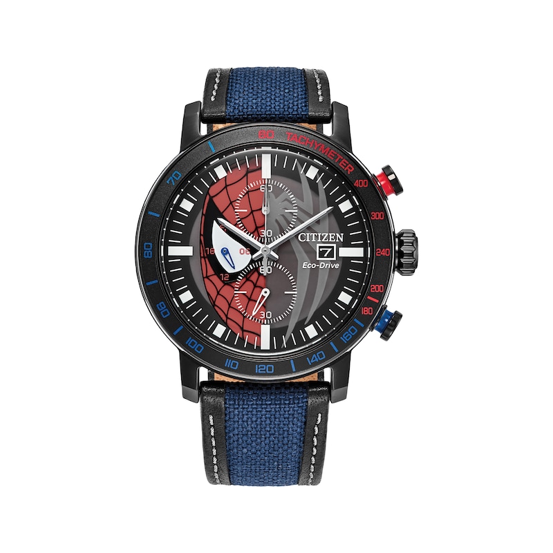 Main Image 1 of Citizen Marvel Spider-Man Chronograph Men's Watch Set CA0855-47W