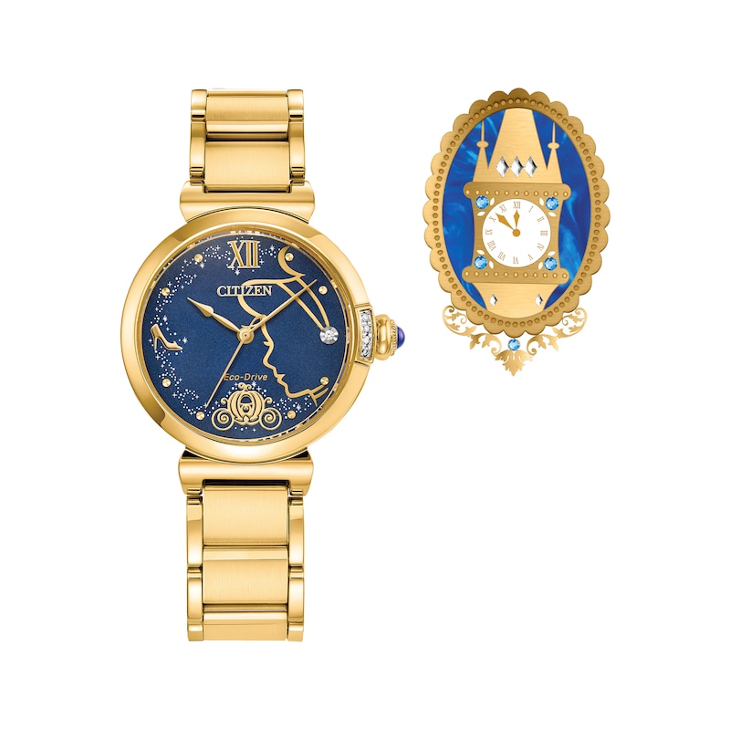 Main Image 1 of Citizen Disney Princess Cinderella 75th Anniversary Diamond Women's Watch Gift Set EM1068-69W