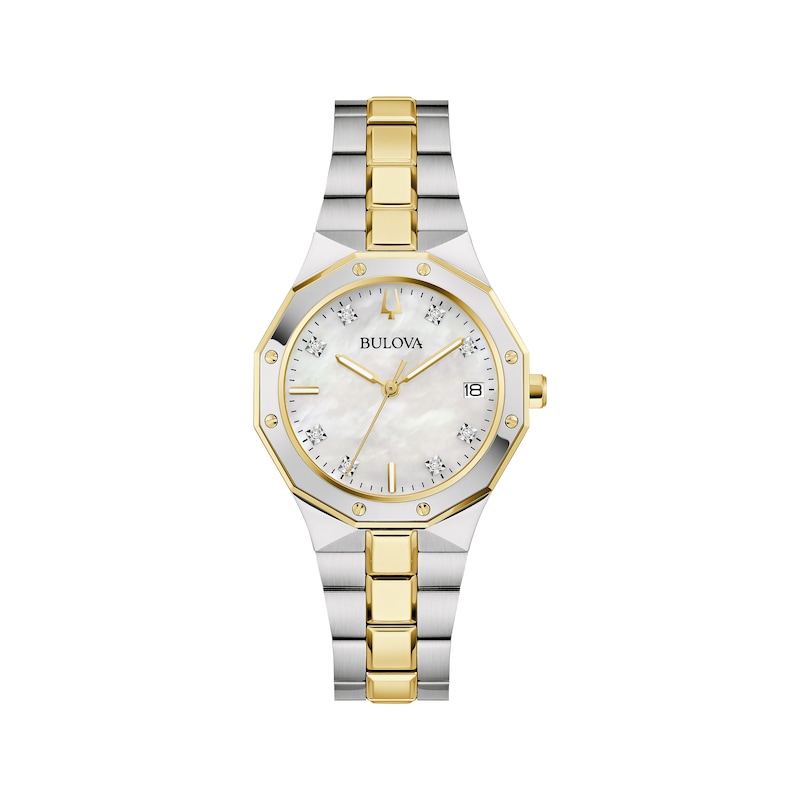 Main Image 1 of Bulova Prestige Diamond-Accent Women's Watch 98P234
