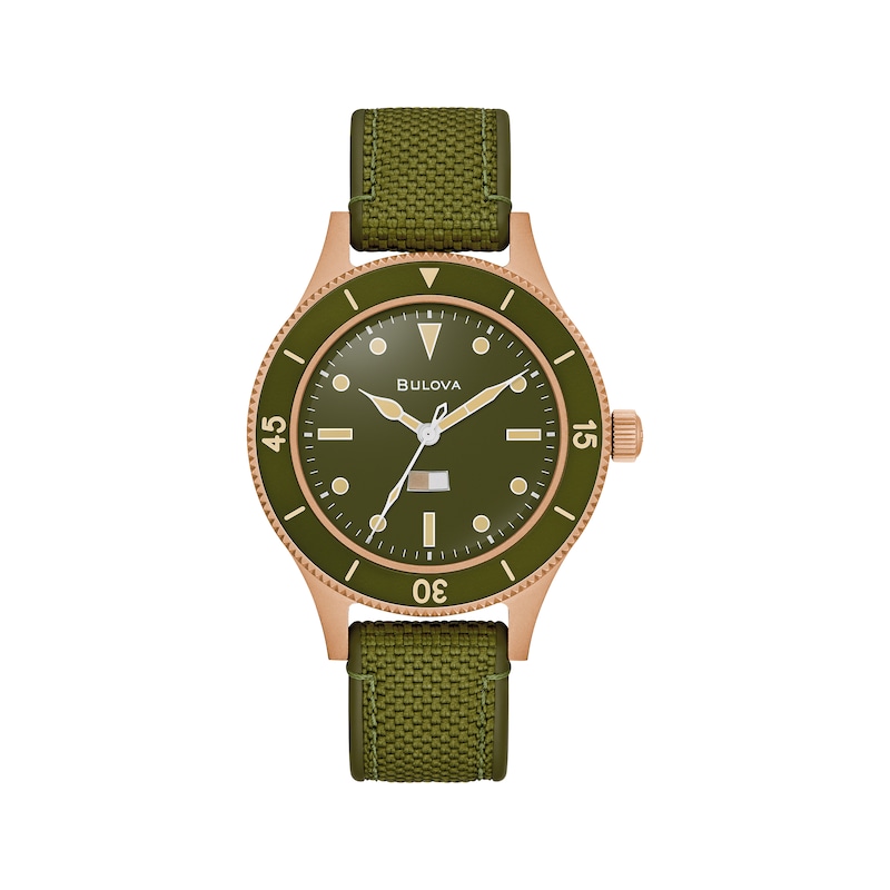 Main Image 1 of Bulova Special Edition MIL-SHIPS Bronze Automatic Men's Watch 98A324