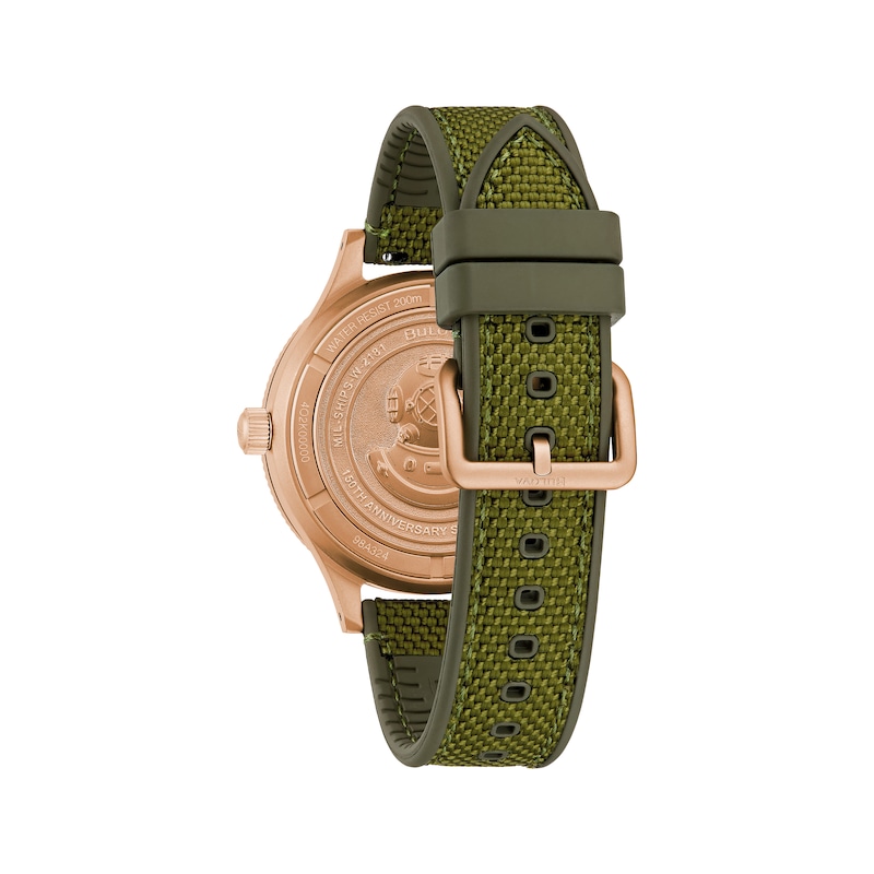 Main Image 3 of Bulova Special Edition MIL-SHIPS Bronze Automatic Men's Watch 98A324