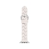 Thumbnail Image 1 of Kate Spade White Braided Leather Apple Watch Strap KSS0191E