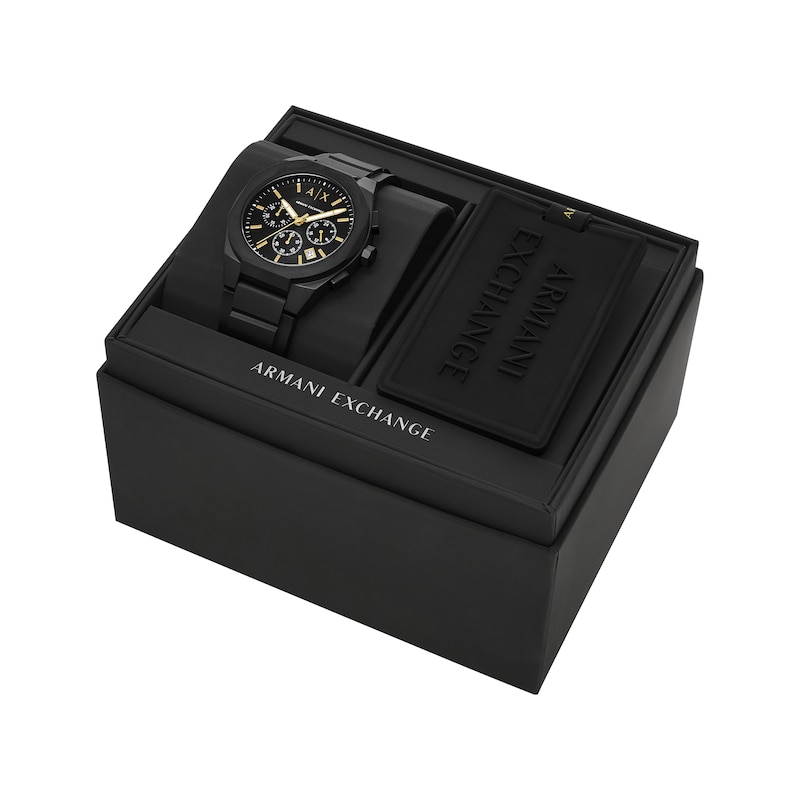 Main Image 4 of Armani Exchange Rafael Men's Chronograph Watch & Luggage Tag Set AX7165SET