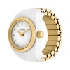 Thumbnail Image 3 of Fossil White Enamel Women's Ring Watch ES5412