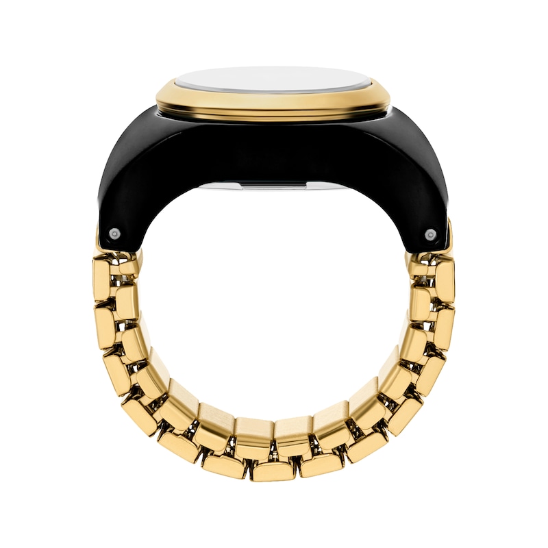 Main Image 3 of Fossil Black Enamel Women's Ring Watch ES5413