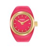 Thumbnail Image 1 of Fossil Pink Enamel Women's Ring Watch ES5414