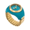 Thumbnail Image 2 of Fossil Blue Enamel Women's Watch Ring ES5415