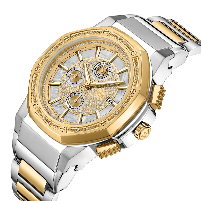 Main Image 3 of JBW Saxon Diamond Chronograph Watch JB-6101-N