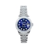 Thumbnail Image 1 of Previously Owned Men's Rolex Datejust 1 ct tw Diamond 18K White Gold Stainless Steel Automatic Watch (Model: 16220)